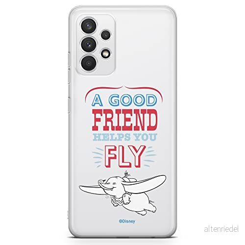 ERT GROUP mobiltelefonfodral för Samsung A32 4G LTE originalt och officiellt licensierat Disney mönster Dumbo 004 optimalt anpassad till formen på mobiltelefonen, gedeeltelijk transparant 5903040467770