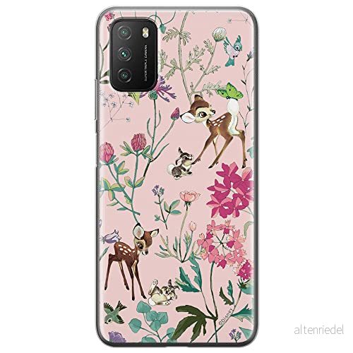 ERT GROUP mobiltelefonfodral för Xiaomi REDMI 9T originalt och officiellt licensierat Disney mönster Bambi & Friends 001 optimalt anpassad till formen på mobiltelefonen, fodral tillverkad av TPU plast 5904805594212