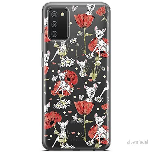 ERT GROUP mobiltelefonfodral för Samsung A02S originalt och officiellt licensierat Disney mönster Bambi 001 optimalt anpassad till formen på mobiltelefonen, gedeeltelijk transparant 5903040223178