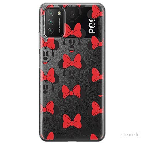 ERT GROUP mobiltelefonfodral för Xiaomi REDMI 9T originalt och officiellt licensierat Disney mönster Minnie 058 optimalt anpassad till formen på mobiltelefonen, gedeeltelijk transparant 5904805596056