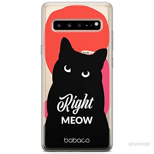 ERT GROUP mobiltelefonfodral för Samsung S10 originalt och officiellt licensierat Babaco mönster Cats 004 optimalt anpassad till formen på mobiltelefonen, gedeeltelijk transparant 5905131090157