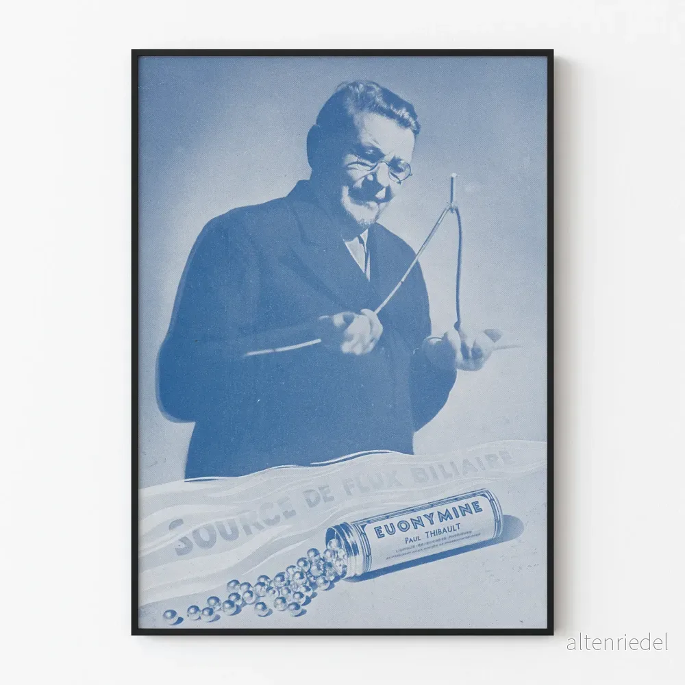 Vintageposter Euonymine Paul Thibault hantverksmässig väggdekoration