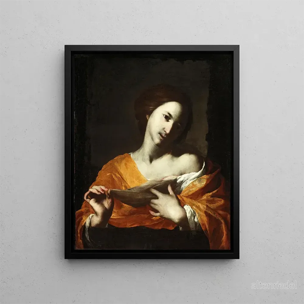 Målning Sainte Agathe - Bernardo Cavallino | Konsttryck