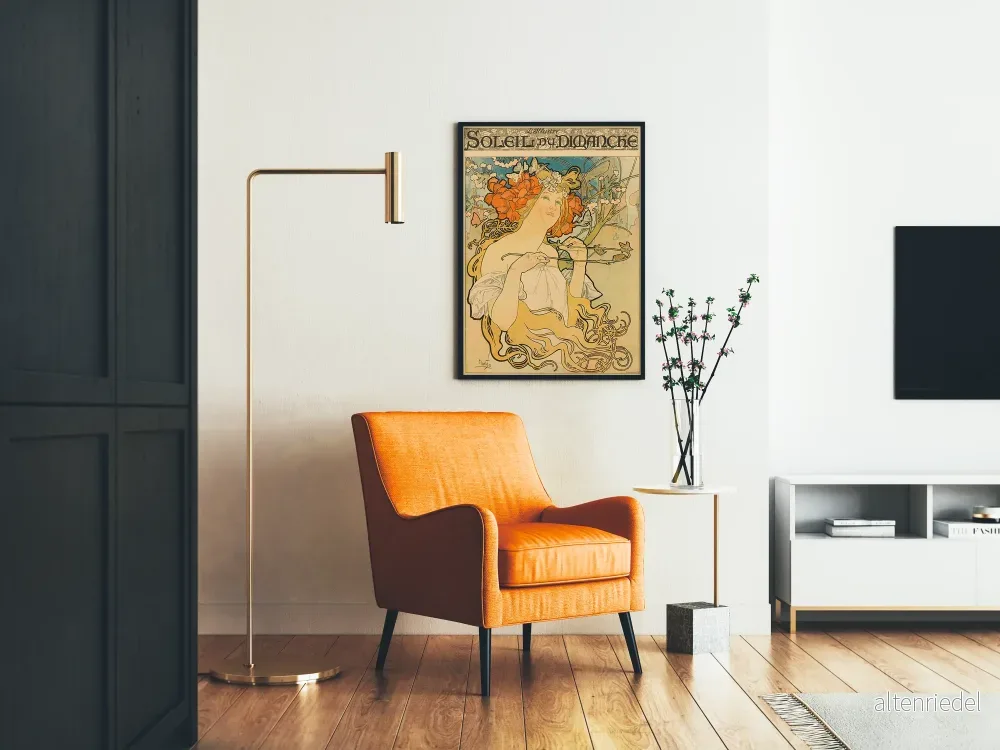 Dekorativ poster Art Nouveau Solen på Söndagen - Bild 2