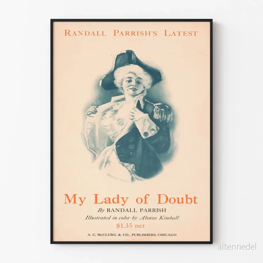 Vintageposter My Lady of Doubt av Randall Parrish