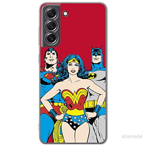 ERT GROUP mobiltelefonfodral för Samsung S21 FE originalt och officiellt licensierat DC mönster Justice League 003 optimalt anpassad till formen på mobiltelefonen, fodral tillverkad av TPU plast 5903932987324