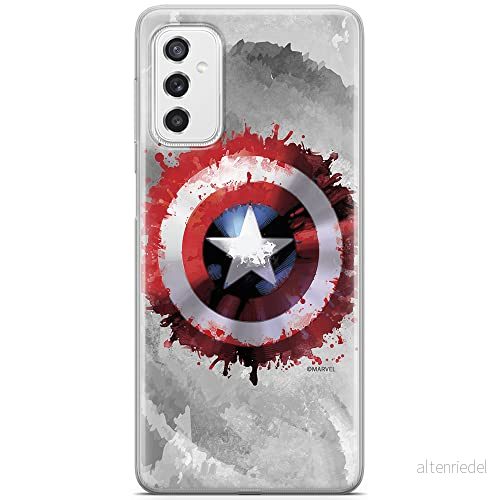 ERT GROUP mobiltelefonfodral för Samsung M52 5G originalt och officiellt licensierat Marvel mönster Captain America 019 optimalt anpassad till formen på mobiltelefonen, fodral tillverkad av TPU plast 5904805488023