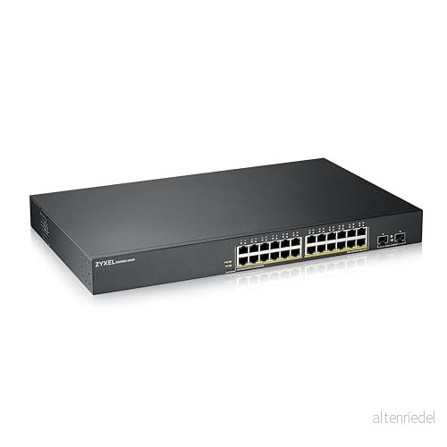Zyxel GS1900-24HPv2 - PoE-switch 24 portar, 170 W, 2 SFP, VLAN, IGMP, QoS 4718937609505