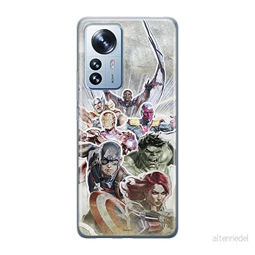ERT GROUP mobiltelefonfodral för Xiaomi MI 12 PRO originalt och officiellt licensierat Marvel mönster Avengers 010 optimalt anpassad till formen på mobiltelefonen, fodral tillverkad av TPU plast 5905511514228