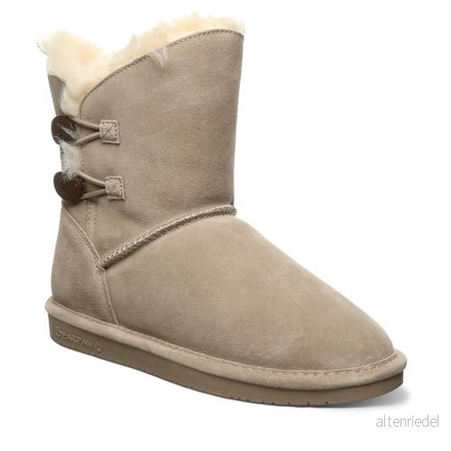 Bearpaw Rosaline ankelstövel för kvinnor, Svamp, 41 EU 889918682986
