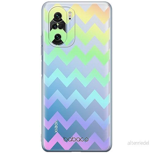 ERT GROUP mobiltelefonfodral för Xiaomi MI 11i/ REDMI K40/K40 PRO/POCO F3/ F3 PRO originalt och officiellt licensierat Babaco mönster Zigzac 001, gedeeltelijk transparant 5905511885557