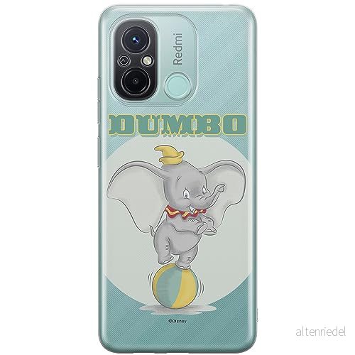 ERT GROUP mobiltelefonfodral för Xiaomi REDMI 12C/ 11A originalt och officiellt licensierat Disney mönster Dumbo 006 optimalt anpassad till formen på mobiltelefonen, gedeeltelijk transparant 5905511837266