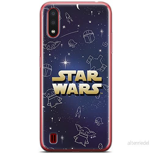 ERT GROUP mobiltelefonfodral för Samsung A01 originalt och officiellt licensierat Star Wars mönster Baby Yoda 022 optimalt anpassad till formen på mobiltelefonen, fodral tillverkad av TPU plast 5904805072512