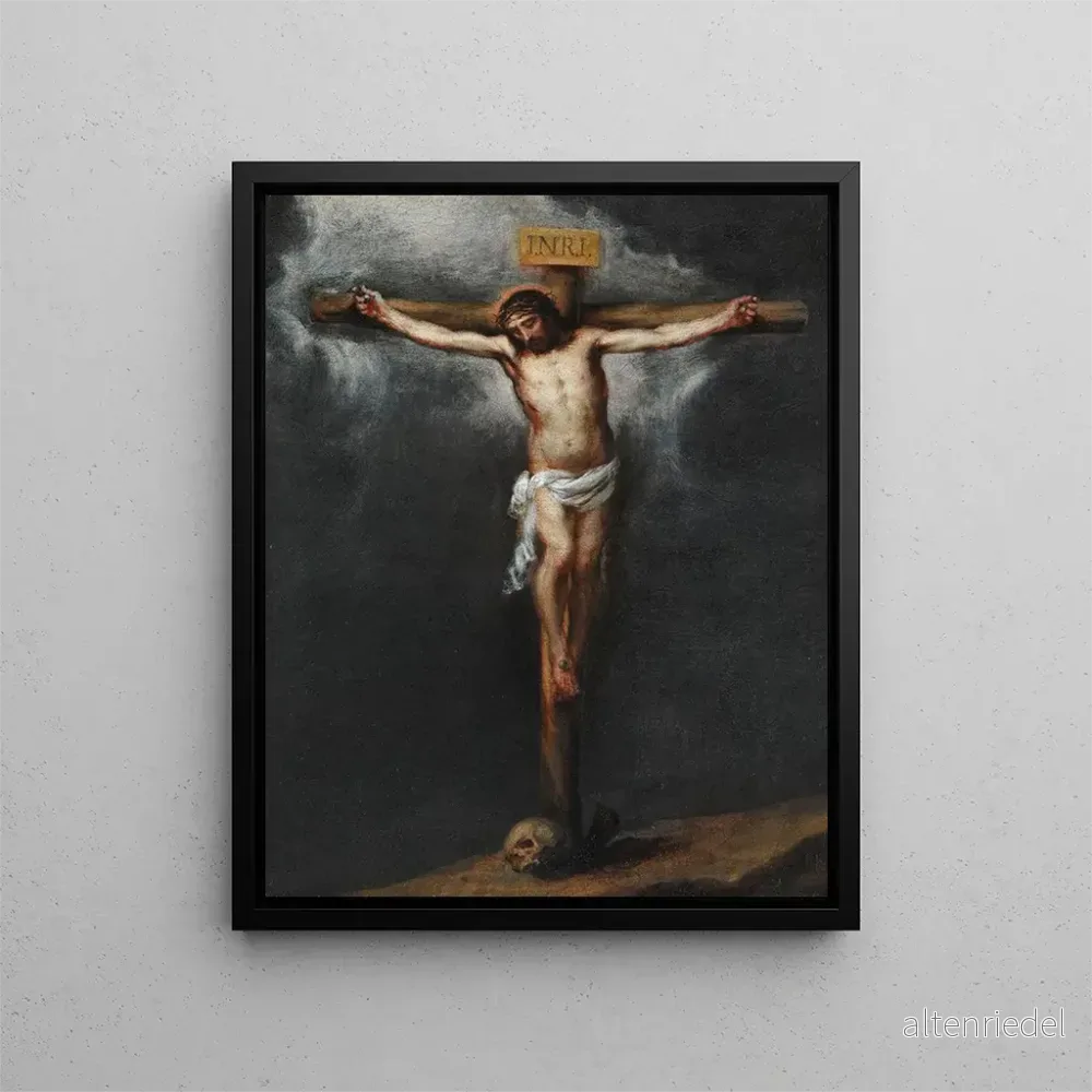 Målning La Crucifixion - Bartolomé Esteban Murillo | Konsttryck