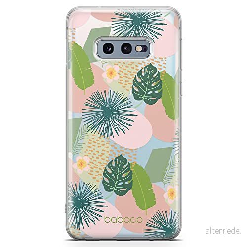 ERT GROUP mobiltelefonfodral för Samsung S10e originalt och officiellt licensierat Babaco mönster Plants 012 optimalt anpassad till formen på mobiltelefonen, gedeeltelijk transparant 5903932577570