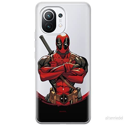 ERT GROUP mobiltelefonfodral för Xiaomi 11 originalt och officiellt licensierat Marvel mönster Deadpool 006 optimalt anpassad till formen på mobiltelefonen, gedeeltelijk transparant 5903537117959