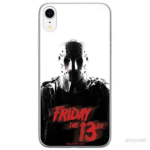 ERT GROUP mobiltelefonfodral för Iphone XR originalt och officiellt licensierat Horror mönster Friday the 13th 014 optimalt anpassad till formen på mobiltelefonen, fodral tillverkad av TPU plast 5905511112172