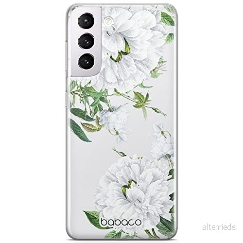 ERT GROUP mobiltelefonfodral för Samsung S21 PLUS originalt och officiellt licensierat Babaco mönster Flowers 047 optimalt anpassad till formen på mobiltelefonen, gedeeltelijk transparant 5905131333629