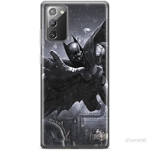 ERT GROUP mobiltelefonfodral för Samsung GALAXY NOTE 20 originalt och officiellt licensierat DC mönster Batman 018 optimalt anpassad till formen på mobiltelefonen, fodral tillverkad av TPU plast 5903040459560