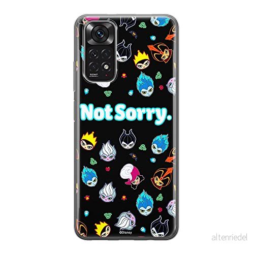 ERT GROUP mobiltelefonfodral för Xiaomi REDMI NOTE 11S 4G / 11 originalt och officiellt licensierat Disney mönster Villains 005, fodral tillverkad av TPU plast 5905511553296