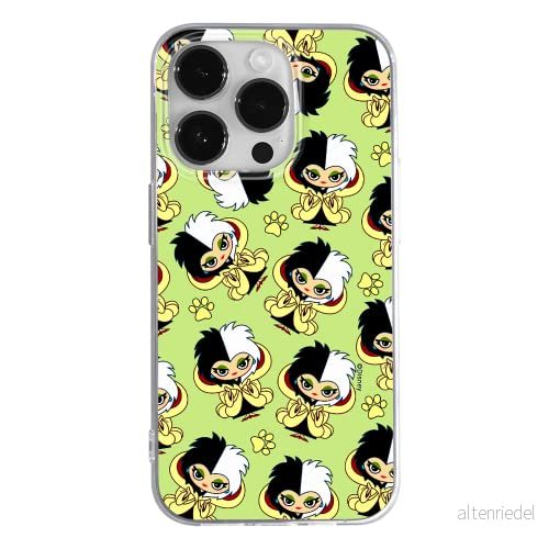 ERT GROUP mobiltelefonfodral för Apple Iphone 14 PRO originalt och officiellt licensierat Disney mönster Cruella 007 optimalt anpassad till formen på mobiltelefonen, fodral tillverkad av TPU plast 5905131922670