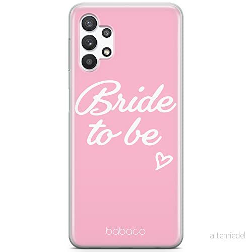 ERT GROUP mobiltelefonfodral för Samsung A32 5G originalt och officiellt licensierat Babaco mönster Bride to be 001 Vit optimalt anpassad till formen på mobiltelefonen, fodral tillverkad av TPU plast 5904805767357