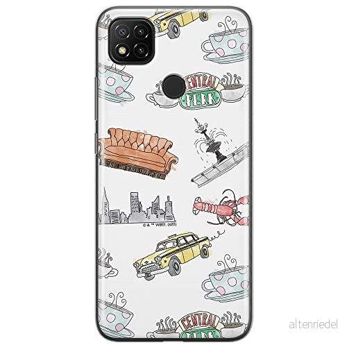 ERT GROUP mobiltelefonfodral för Xiaomi REDMI 9C originalt och officiellt licensierat Friends mönster 011 optimalt anpassad till formen på mobiltelefonen, fodral tillverkad av TPU plast 5903040281154