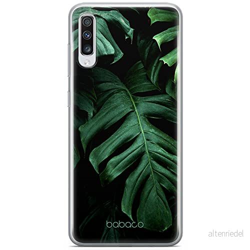 ERT GROUP mobiltelefonfodral för Samsung A70 originalt och officiellt licensierat Babaco mönster Plants 003 Vit optimalt anpassad till formen på mobiltelefonen, fodral tillverkad av TPU plast 5903537753850