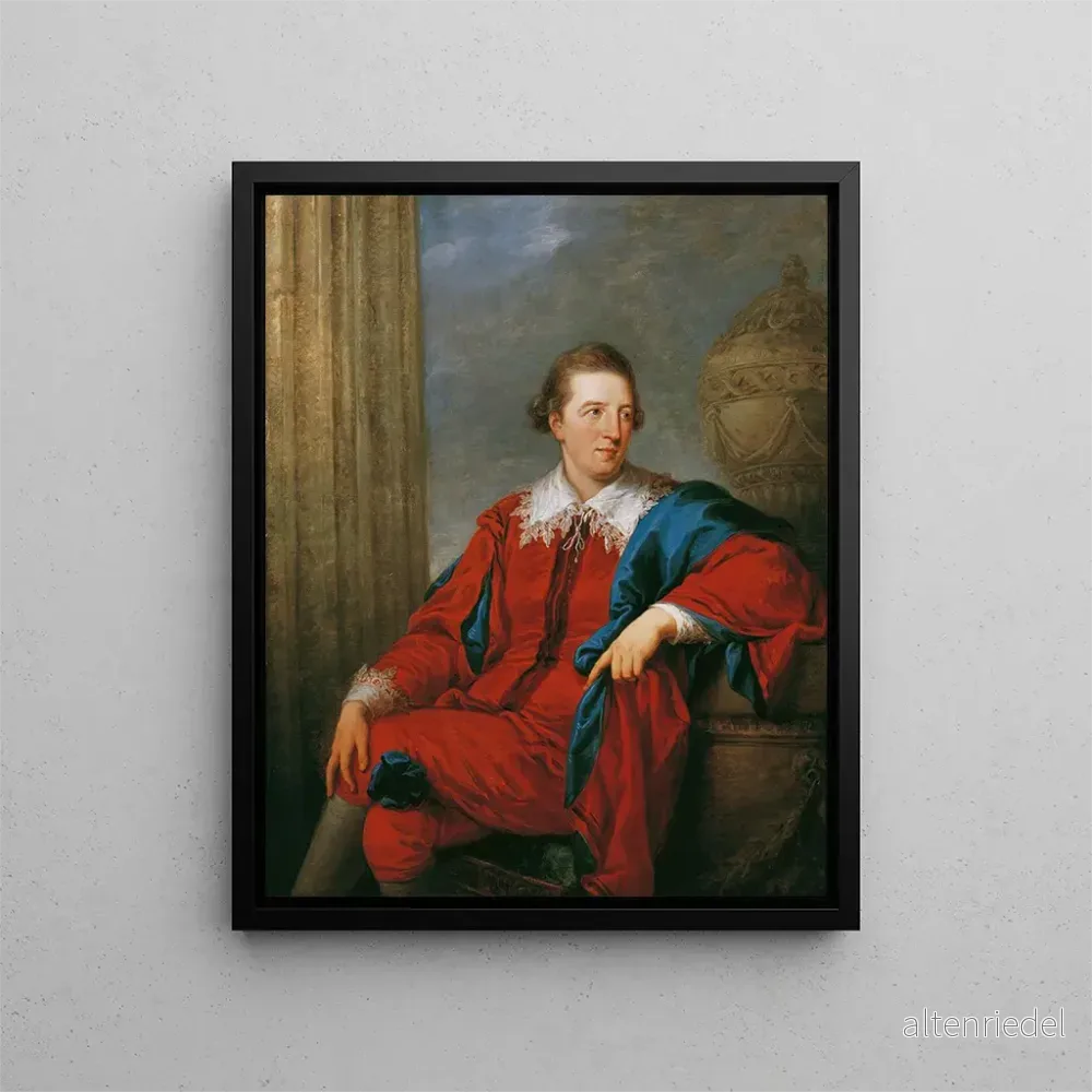 Målning John Simpson, far till Maria Susanna Lady Ravensworth - Angelica Kauffman | Konsttryck