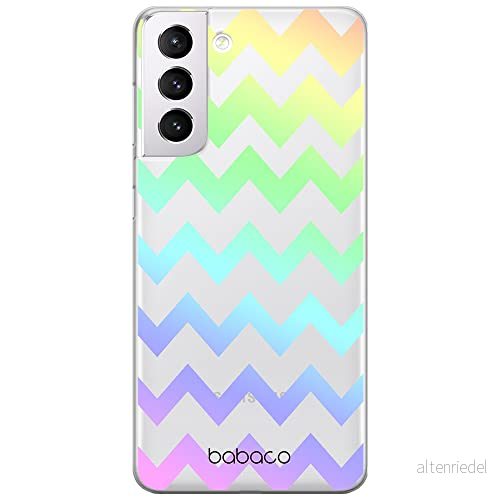 ERT GROUP mobiltelefonfodral för Samsung S21 originalt och officiellt licensierat Babaco mönster Zygzak 001 optimalt anpassad till formen på mobiltelefonen, gedeeltelijk transparant 5904805390142