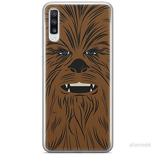 ERT GROUP mobiltelefonfodral för Samsung A70 originalt och officiellt licensierat Star Wars mönster Chewbacca 005 optimalt anpassad till formen på mobiltelefonen, fodral tillverkad av TPU plast 5902980430899
