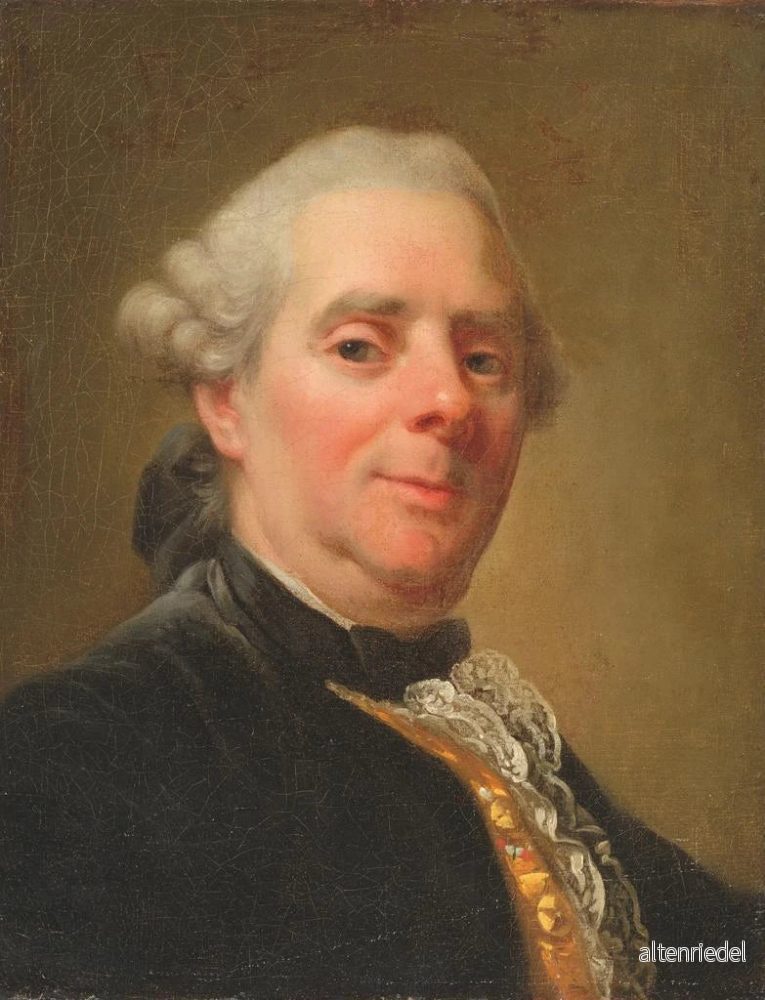 Målning Självporträtt - Alexander Roslin | Konsttryck - Bild 2