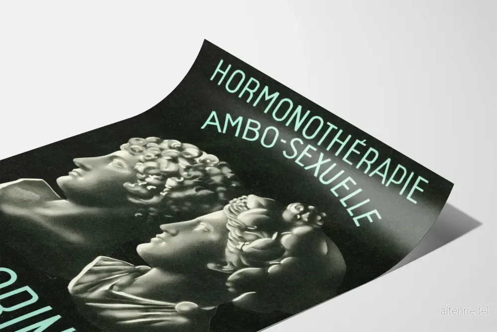 Vintageposter för hormonbehandling av ambo-sexuella Lipocrinyl Derol - Bild 3