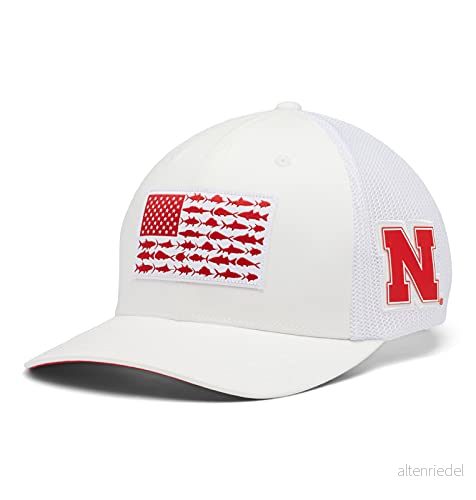 Columbia PFG brittisk flagga mesh bollkeps collegiate nätkeps med fiskflaggmönster blandad 194004361547