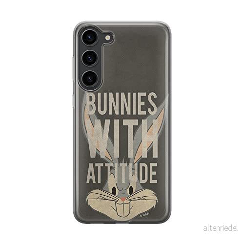 ERT GROUP mobiltelefonfodral för Samsung S23 originalt och officiellt licensierat Looney Tunes mönster Bugs 007 optimalt anpassad till formen på mobiltelefonen, fodral tillverkad av TPU plast 5905511434953