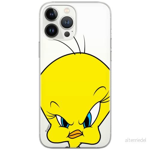 ERT GROUP mobiltelefonfodral för Samsung A51 originalt och officiellt licensierat Looney Tunes mönster Tweety 002 Vit optimalt anpassad till formen på mobiltelefonen, gedeeltelijk transparant 5903537532516