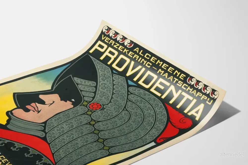 Vintageposter för försäkring Providentia Amsterdam - Bild 3