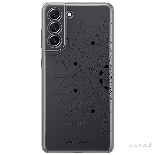 ERT GROUP mobiltelefonfodral för Samsung S21 FE originalt och officiellt licensierat Babaco mönster Mandalas 002 Vit optimalt anpassad till formen på mobiltelefonen, gedeeltelijk transparant 5904805819537