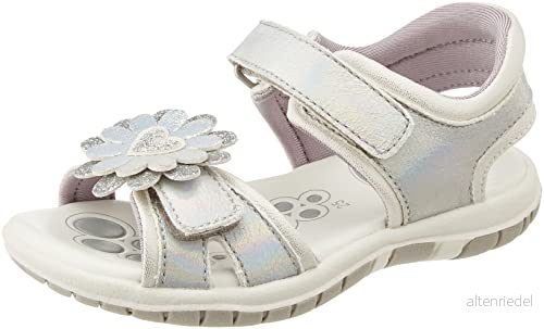 Chicco, Fairy Tale Sandal, Justerbara dubbla kardborreband sandaler Flickor, Silver, 20 8051182265109