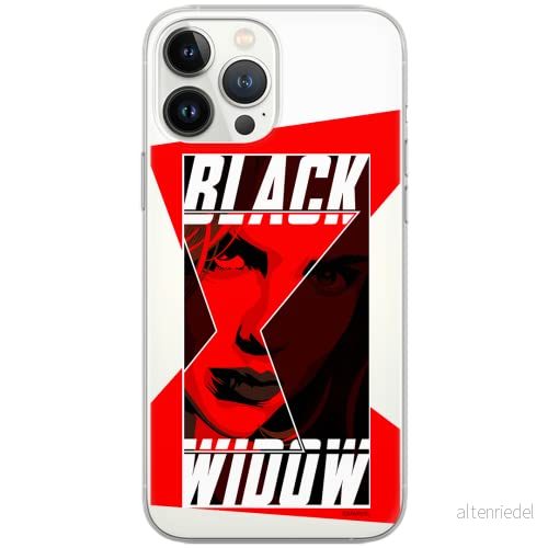 ERT GROUP mobiltelefonfodral för Huawei P30 Lite originalt och officiellt licensierat Marvel mönster Black Widow 012 Vit optimalt anpassad till formen på mobiltelefonen, gedeeltelijk transparant 5902980144956
