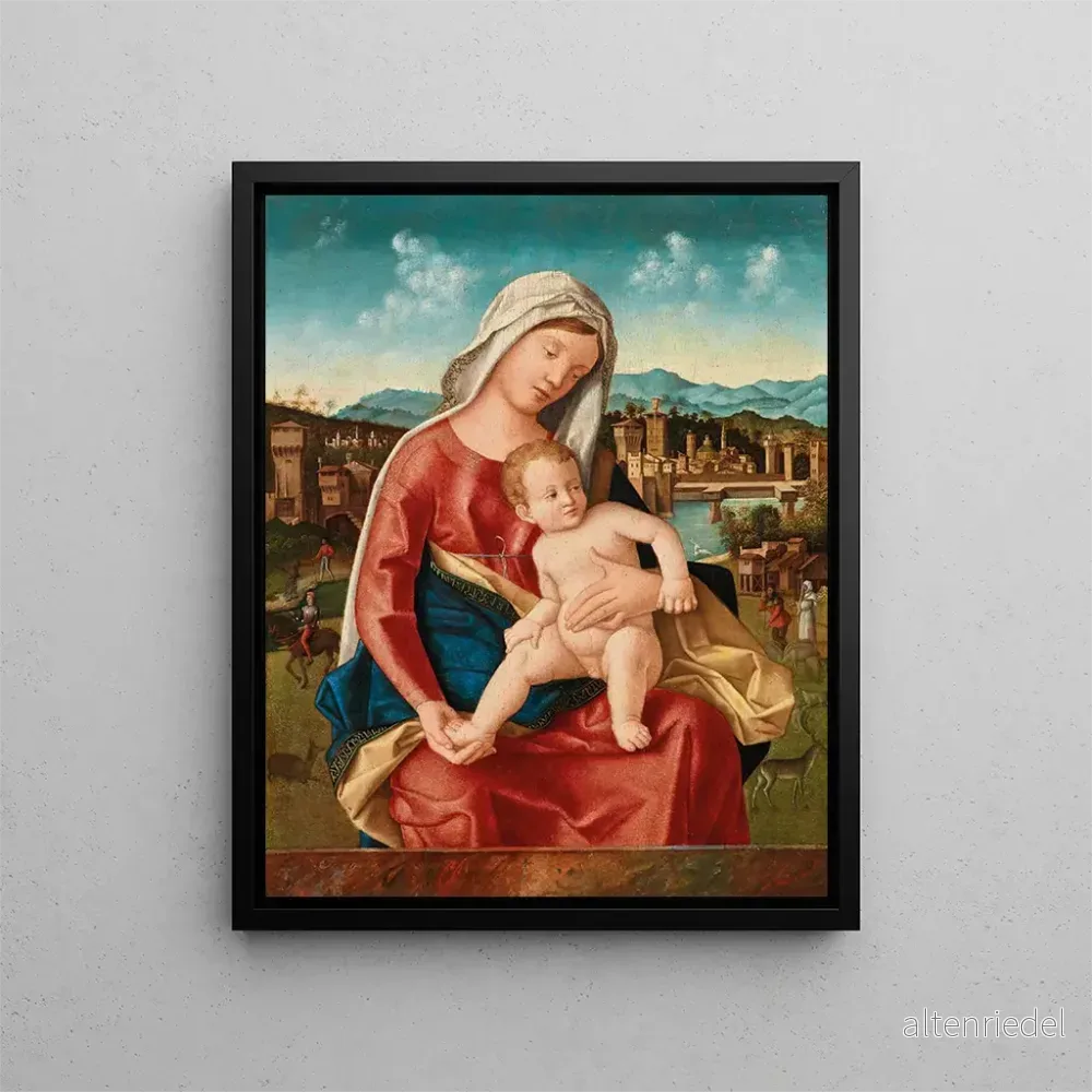 Målning Vierge à l'Enfant - Bartolomeo Veneto | Konsttryck