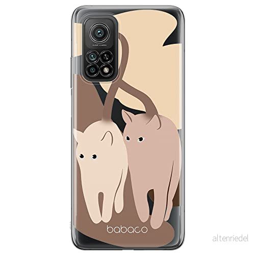 ERT GROUP mobiltelefonfodral för Xiaomi Redmi Note 11T 5G/11S 5G/POCO M4 Pro 5G originalt och officiellt licensierat Babaco mönster Cats 002, gedeeltelijk transparant 5905131079138