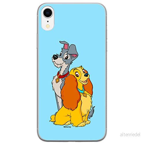 ERT GROUP mobiltelefonfodral för Iphone XR originalt och officiellt licensierat Disney mönster Lady and the Tramp 003 optimalt anpassad till formen på mobiltelefonen, fodral tillverkad av TPU plast 5905131151896