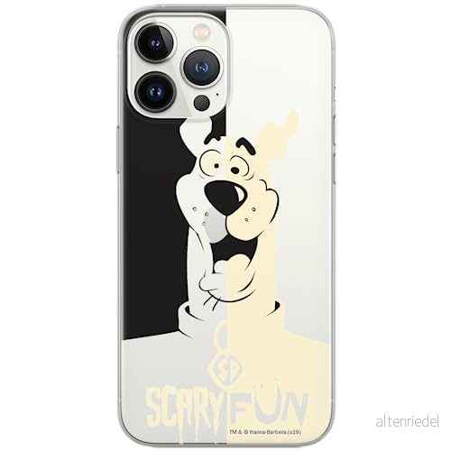 ERT GROUP mobiltelefonfodral för Iphone 13 PRO MAX originalt och officiellt licensierat Scooby Doo mönster 008 Vit optimalt anpassad till formen på mobiltelefonen, gedeeltelijk transparant 5903932874563