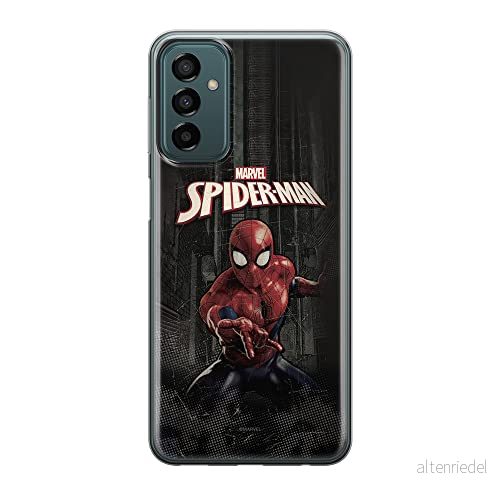 ERT GROUP mobiltelefonfodral för Samsung M13 4G/M23 5G/F23 originalt och officiellt licensierat Marvel mönster Spider Man 007 anpassad till formen på mobiltelefonen, fodral tillverkad av TPU plast 5905511373795