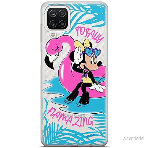 ERT GROUP mobiltelefonfodral för Samsung A12 / M12 originalt och officiellt licensierat Disney mönster Minnie 025 optimalt anpassad till formen på mobiltelefonen, gedeeltelijk transparant 5903040104194