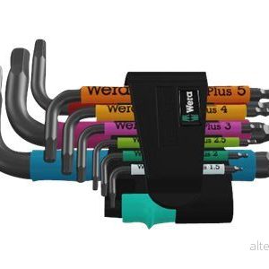 Wera 950/9 Hex-Plus Allennyckelsats 9-delars 4013288207517 Wera 950/9 Hex-Plus Allennyckelsats 9-delars 4013288207517