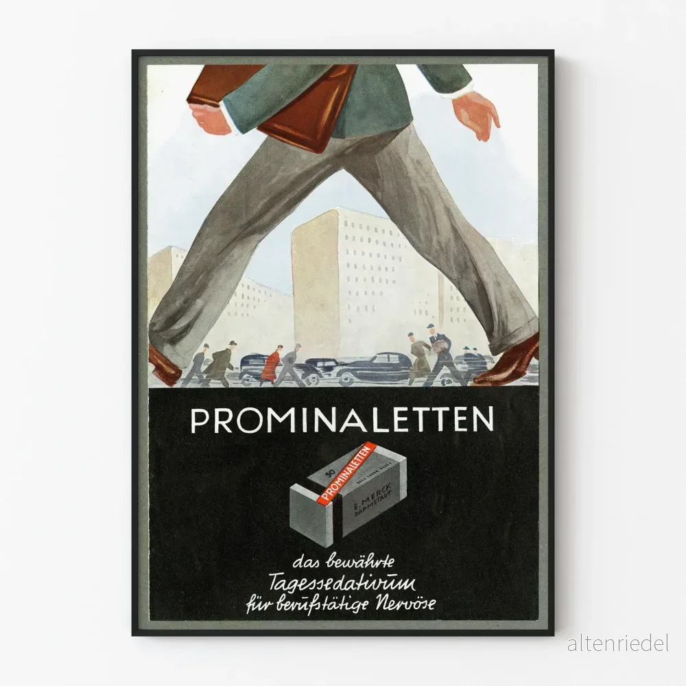 Retro poster Prominaletten - Vintage väggdekoration Artem Legrand