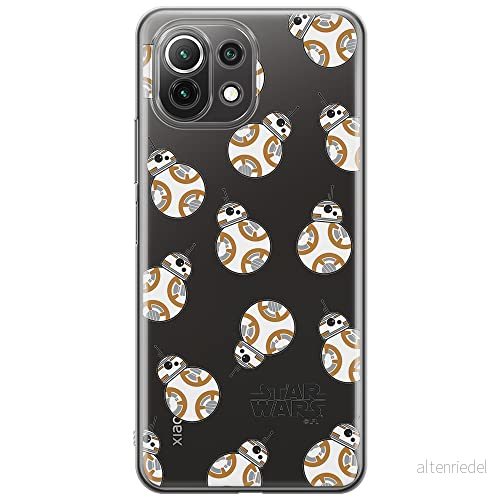 ERT GROUP mobiltelefonfodral för Xiaomi 11 LITE 4G/5G originalt och officiellt licensierat Star Wars mönster BB 8 004, gedeeltelijk transparant 5903932704600