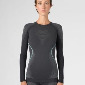 UYN dam långärmad Evolutyon Uw tröja grå (kol/antracit/aqua) L/XL 8054216256609